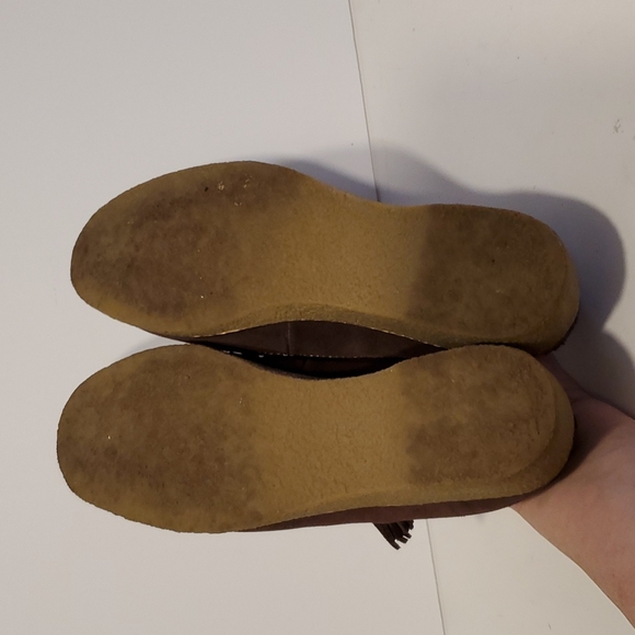 Lands End Chalet Brown Tassel Clog Size 6B - Picture 8 of 8